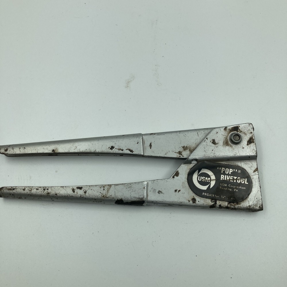 Vintage USM CORP. Pop Rivet Tool  PRG-411 for 1/8" Rivets