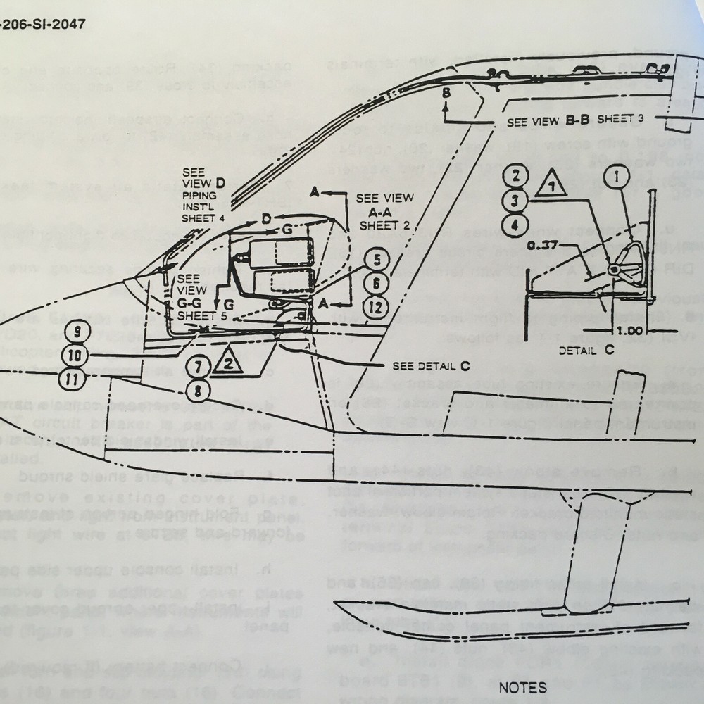 Bell 206L Flight Instrument Kit Service Instruction Manual