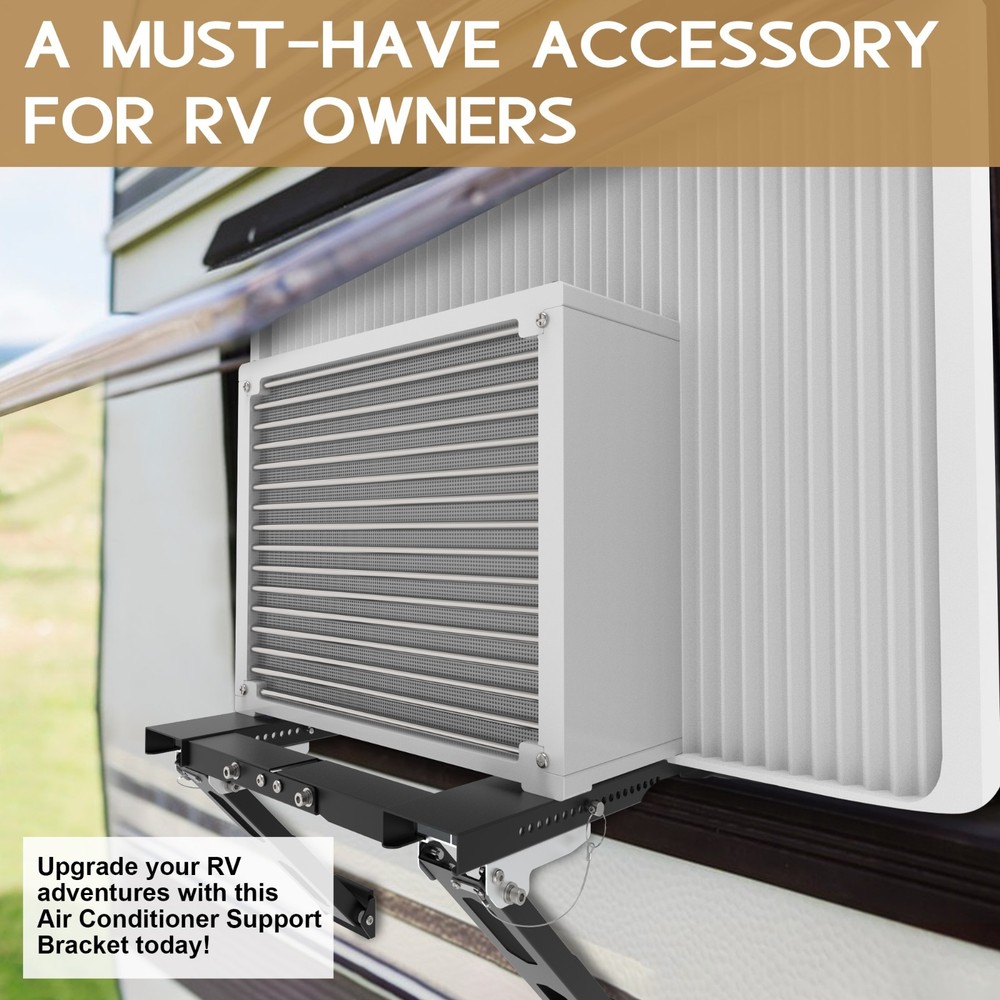 Adjustable Window AC Bracket,Upgraded Conditioner Support Bracket No Drill