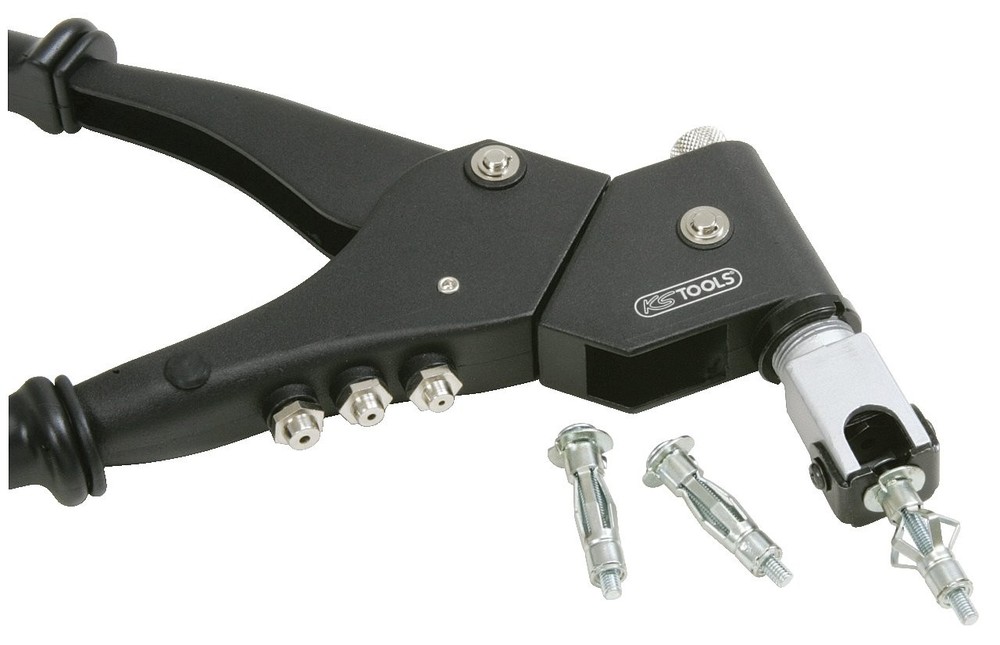 150.9610 universal hand riveter set, 10 pieces