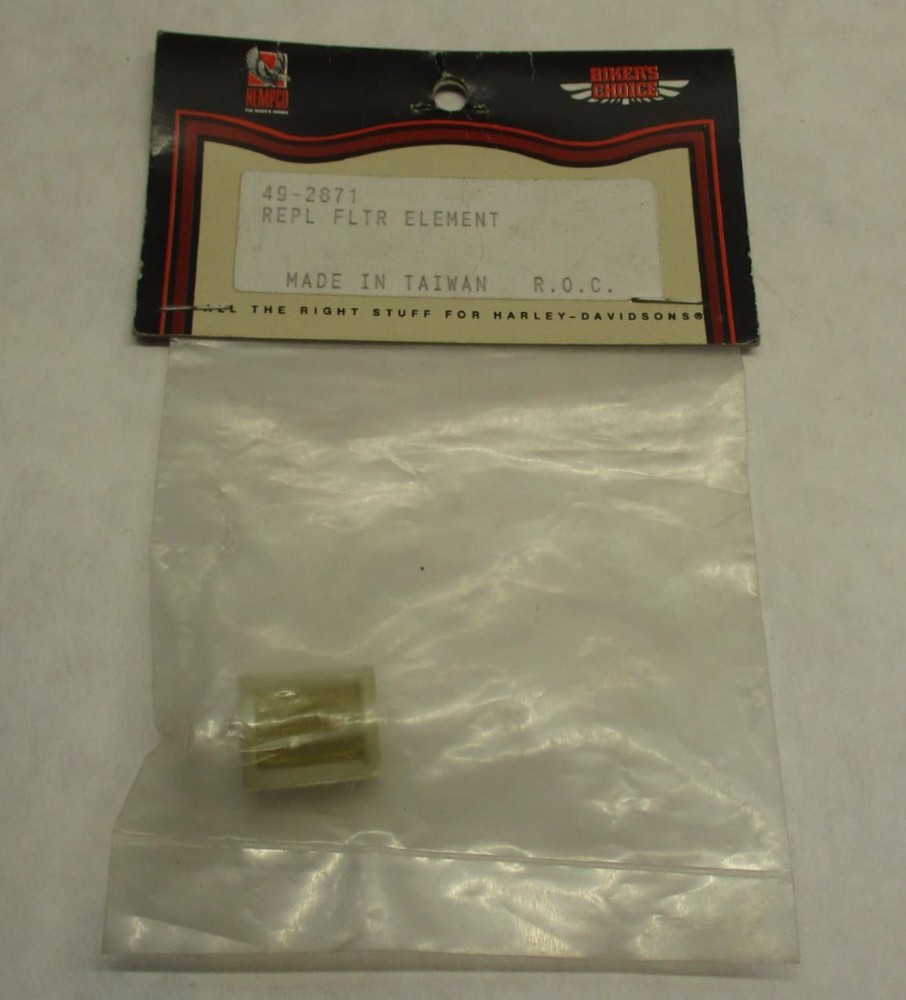 Harley Davidson Biker's Choice 49-2871 Replacement Clear Fuel Filter Element