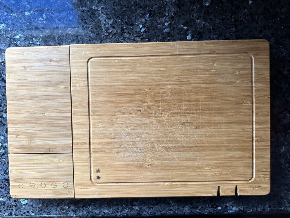 ChopBox Smart Cutting Board The Yes Co Scale Timer Knife Sharpener