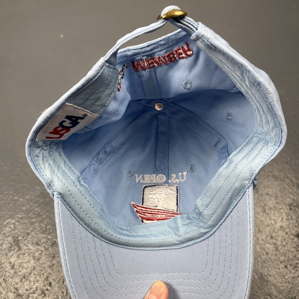 2019 U.S. Open Pebble Beach Adjustable Strapback Hat Cap Blue Golf USGA Member