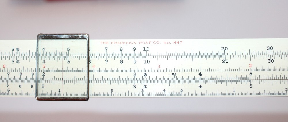 Frederick Post 1447 Slide Rule W/ Original Box