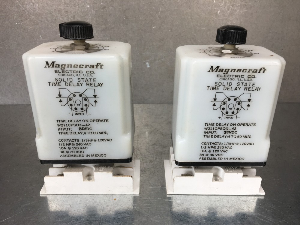 Magnecraft W211CPSOX-42 Time Delay Solid State Relay, 24VDC Input