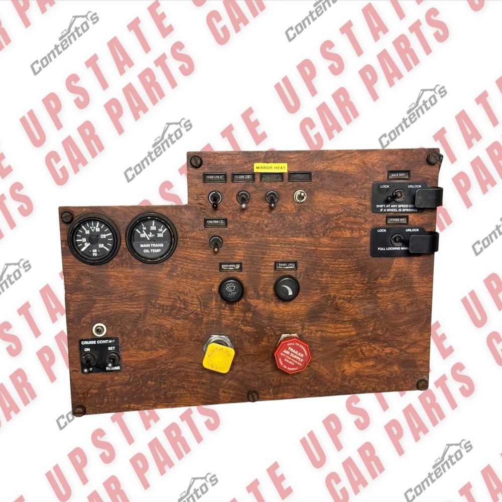 2000 Peterbilt 357 Gauge Switch Dash Panel 170250