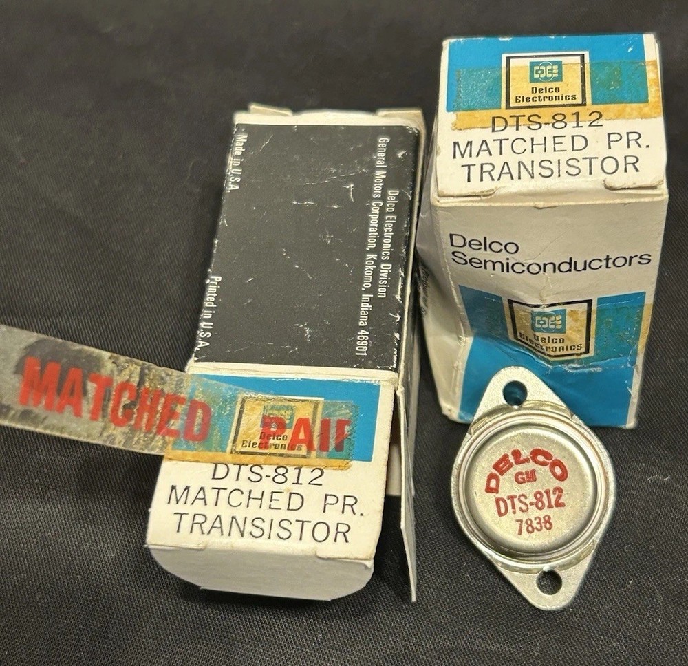 Delco DTS-812 Matched Pair