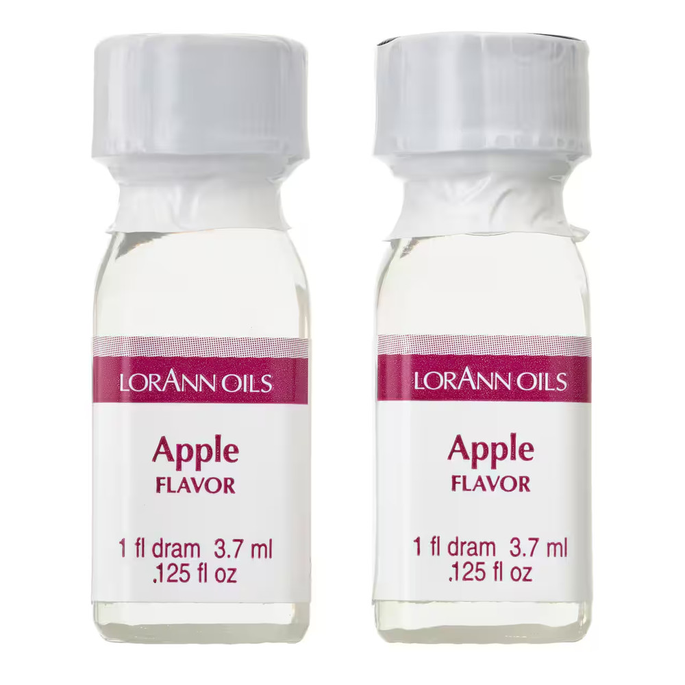SM Lorann Oils Apple Flavor 1 Dram - 2 Pack