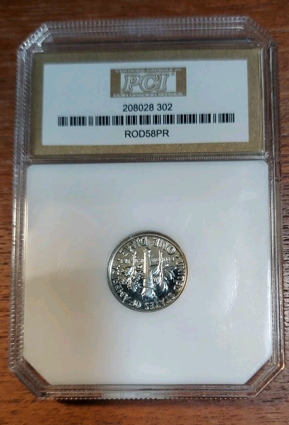 1958 Proof Dime PCI Certified Silver