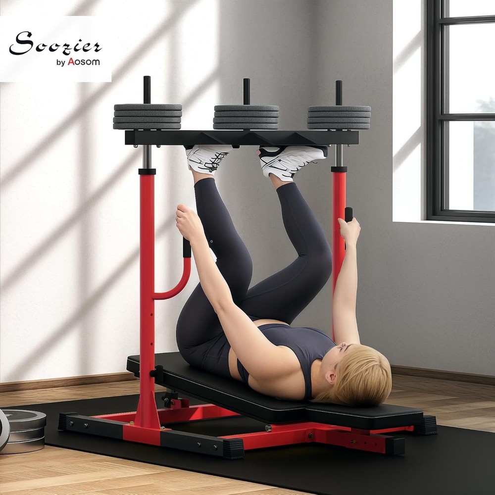 Soozier Vertical Leg Press Machine,660LBS Capacity,Leg Strength Training Machine