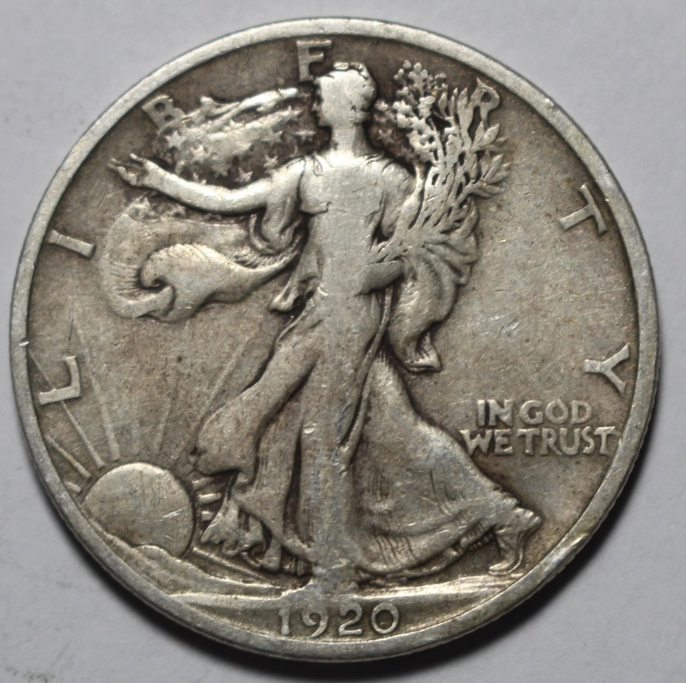 1920 S Walking Liberty Half FG145