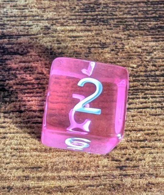Pink Poly D&D Dice Set