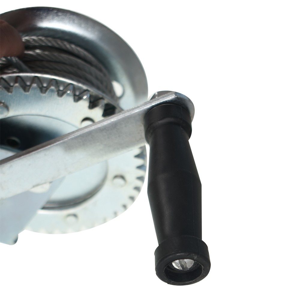 Adjustable Two-Way Hand Winch Boat Winch 1500 Lbs With 10m (32FT) Cable Winch