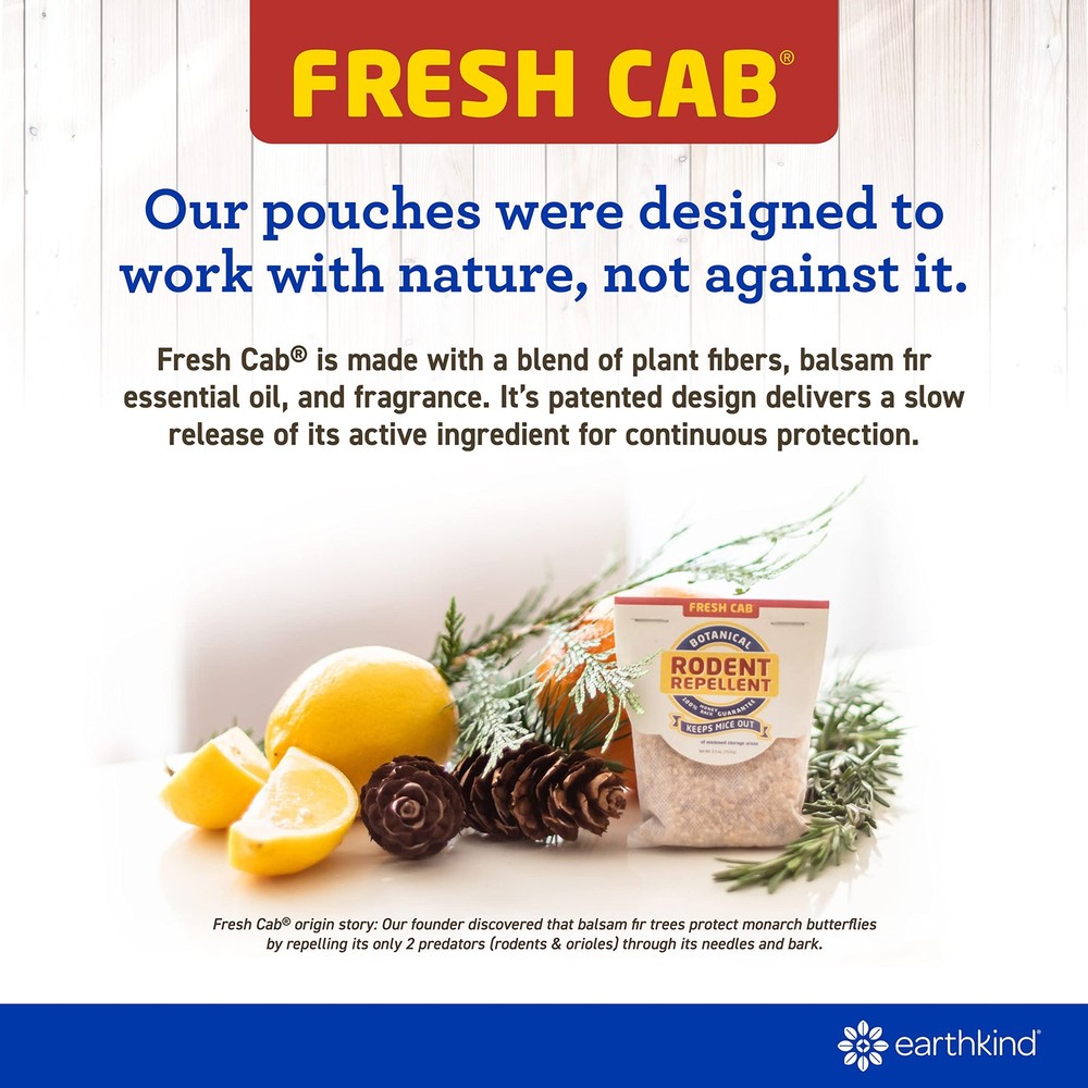 Fresh Cab Botanical Rodent Repellent - Environmentally Friendly