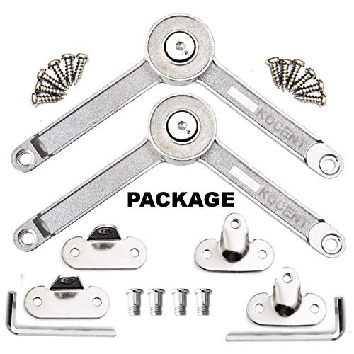 Lid Support Hinge, Heavy Duty Lid Stay Hinges Folding Lid Support KC02-2PC