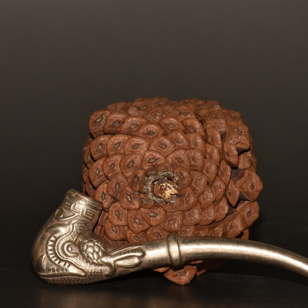 White Copper Faucet Cigarette Bag