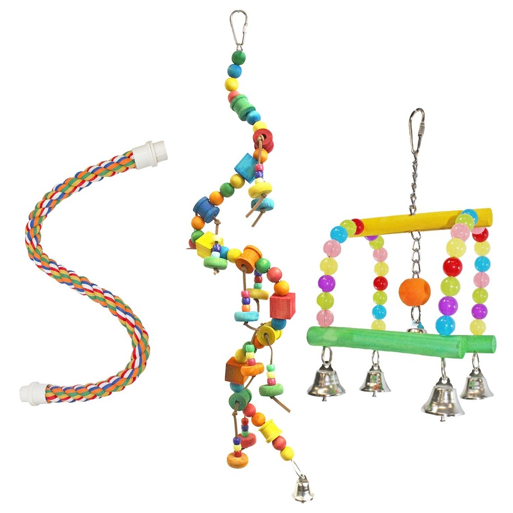 Rainbow Accessory Bundle - Toys / Cage Accessory - Sugar Glider, Squirrel, Degu