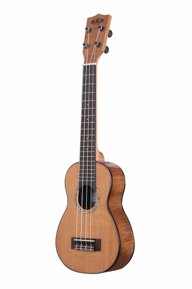 Kala Solid Cedar Top Acacia Soprano Long-Neck Ukulele, KA-SCAC-SLNG