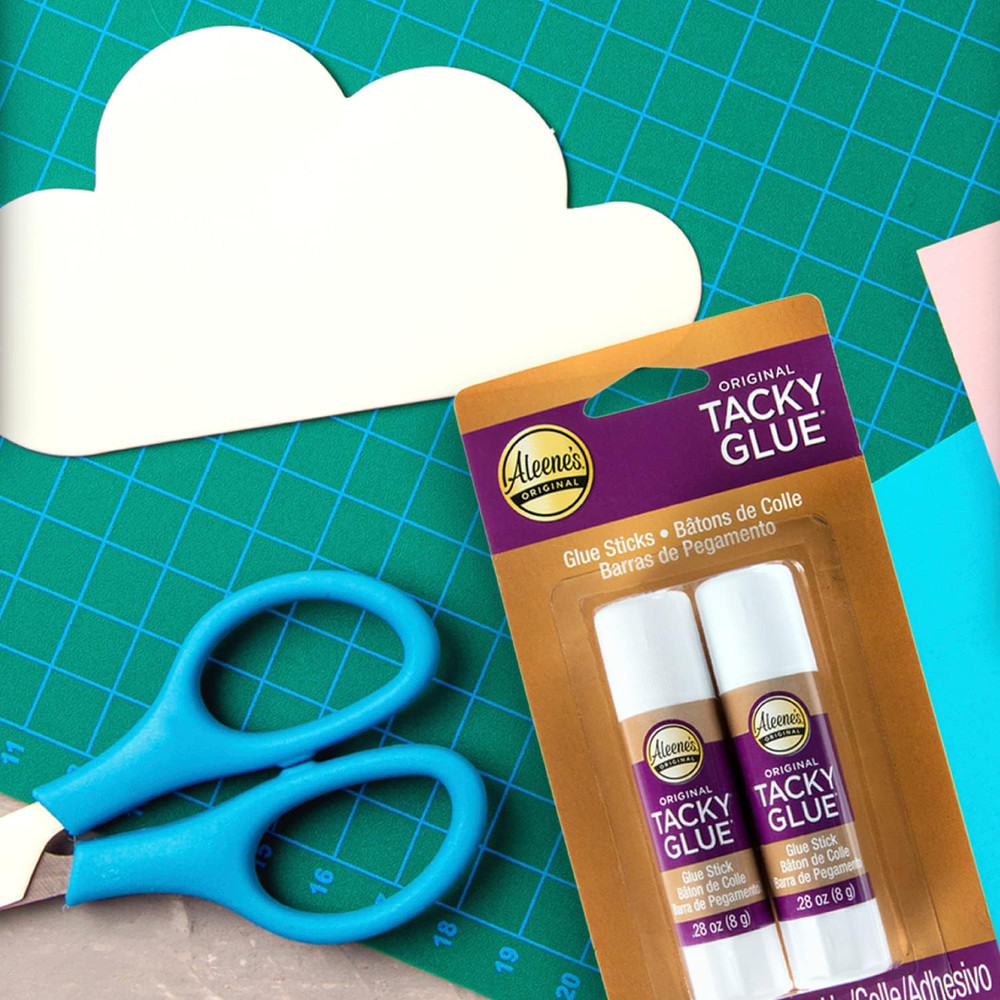 Tacky Glue Sticks, White, 2Pk