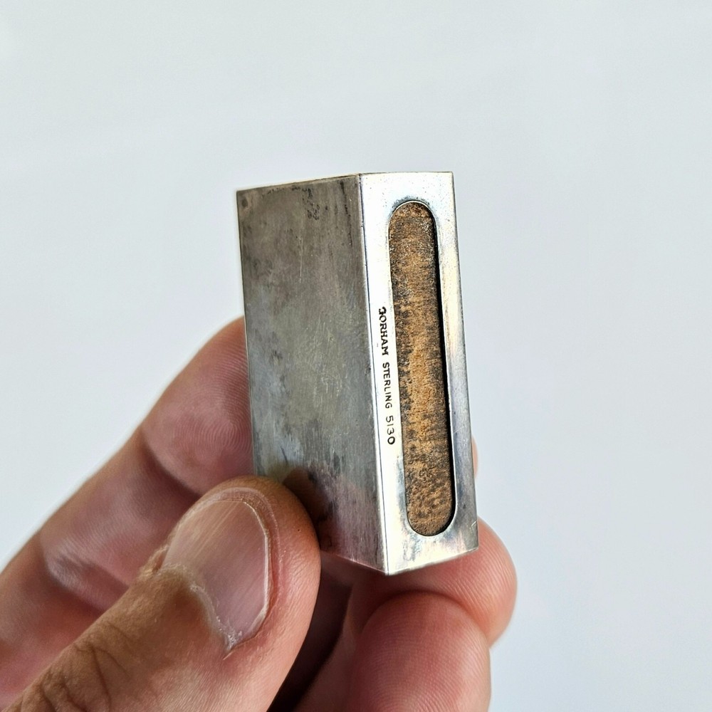 Antique Gorham 925 Sterling Silver Match Holder