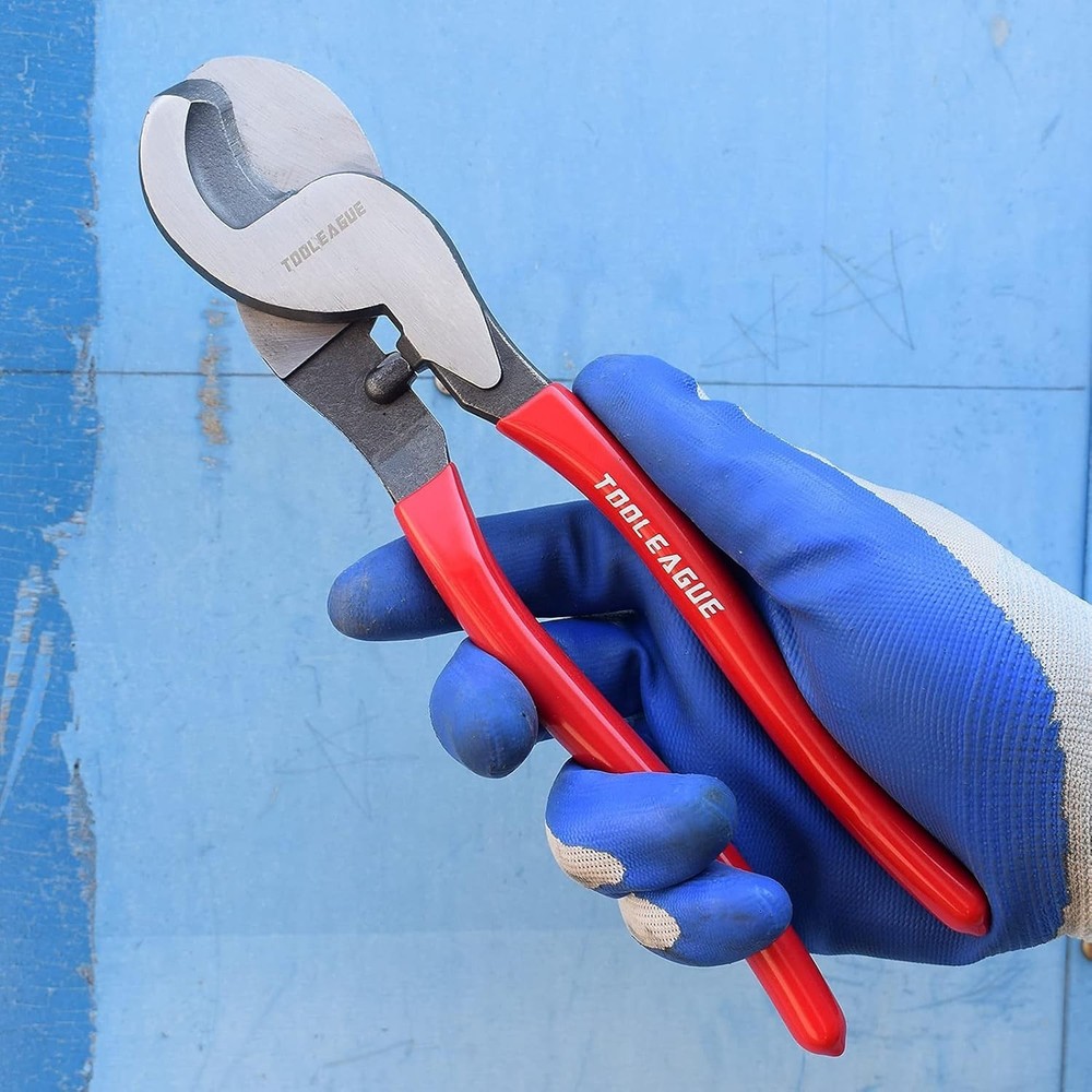 Ergonomic 10-Inch High Leverage Cable Cutter for Easy Aluminum & Copper Cutting