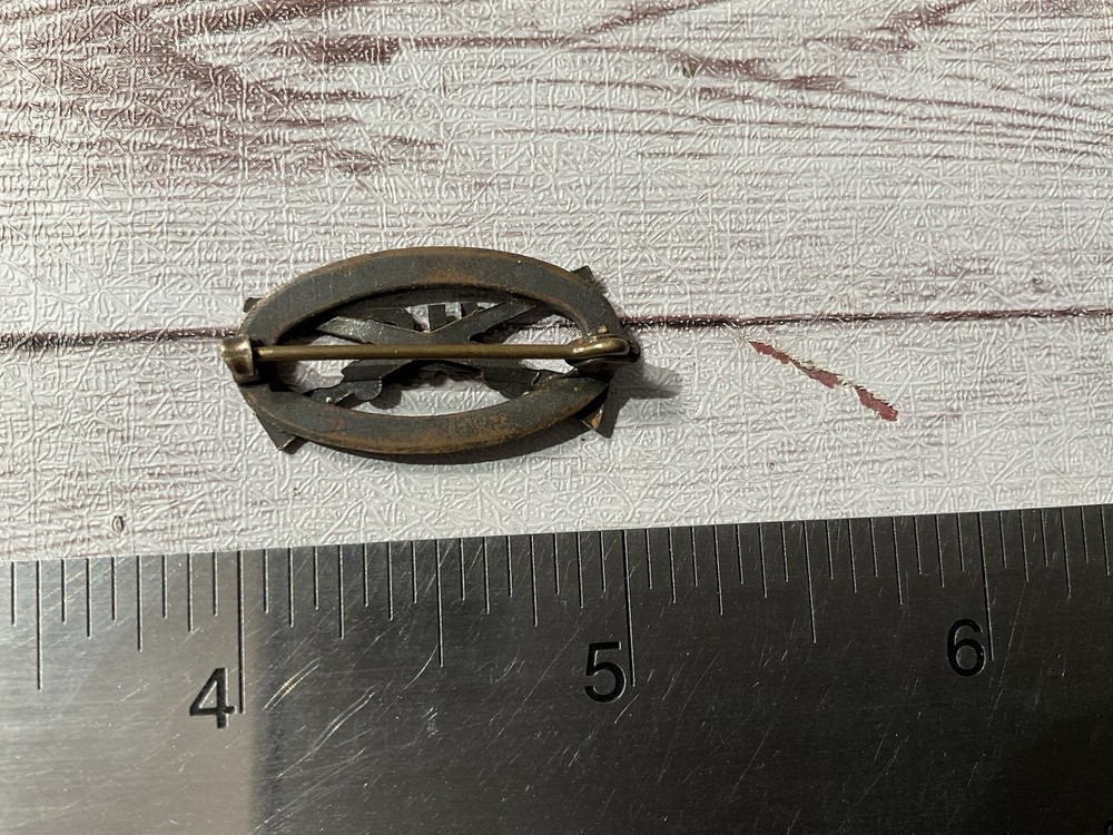 ORIGINAL WWI US INFANTRY HOME FRONT PIN, PB