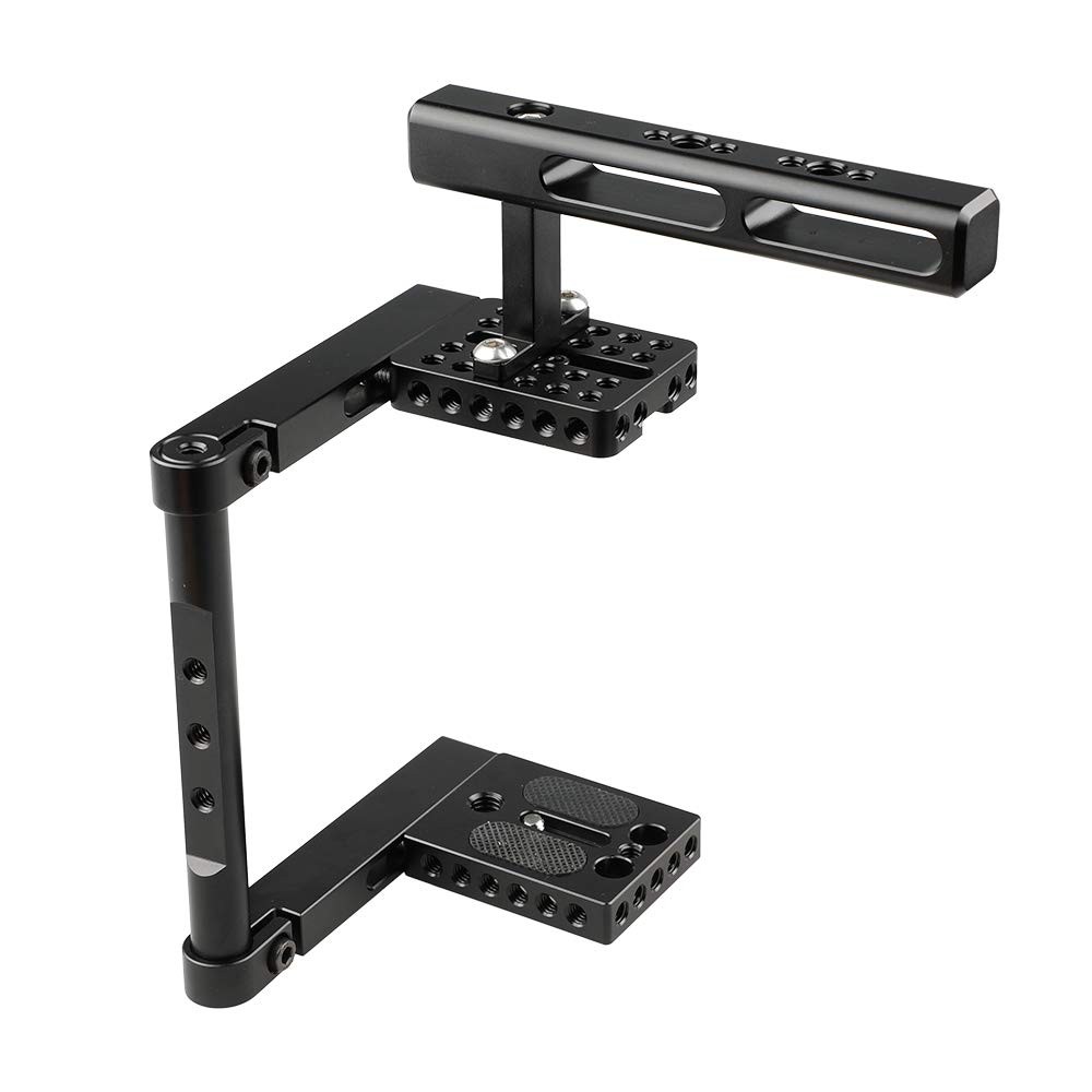 CAMVATE Basic Camera Cage Rig with Top Handle Universal Use - 1897 Black