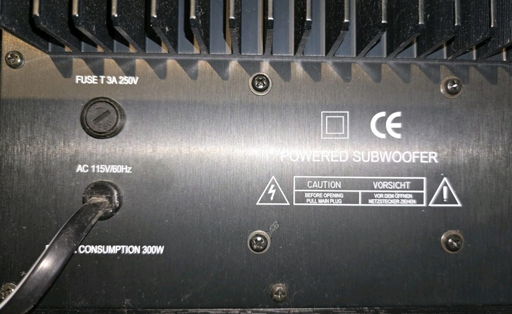 CE Powered Subwoofer 7" DOWNWARD SPEAKER