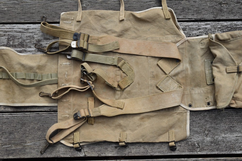 WW1 Haversack Field pack US Army Khaki