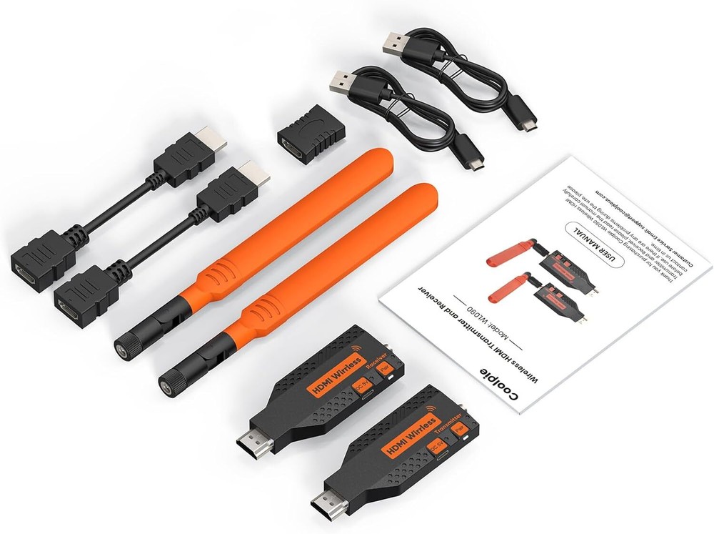 Long Range 1080P HDMI Wireless Extender Video Screen Transmitter & Receiver Kit