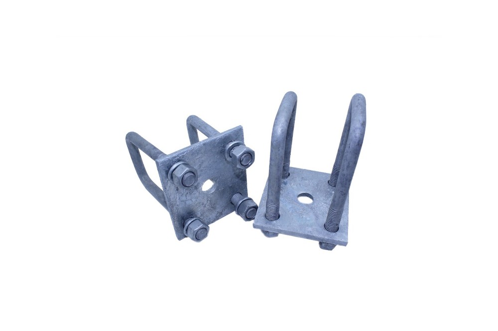 Axle Plate and U-bolt Kit for a single square Axle Trailer Galvanized 2"x2"