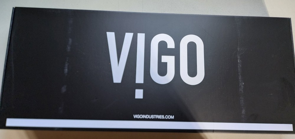 VIGO Pull Down Kitchen Faucet 1-Handle+Advanced Spray+Deck Mount Matte Black