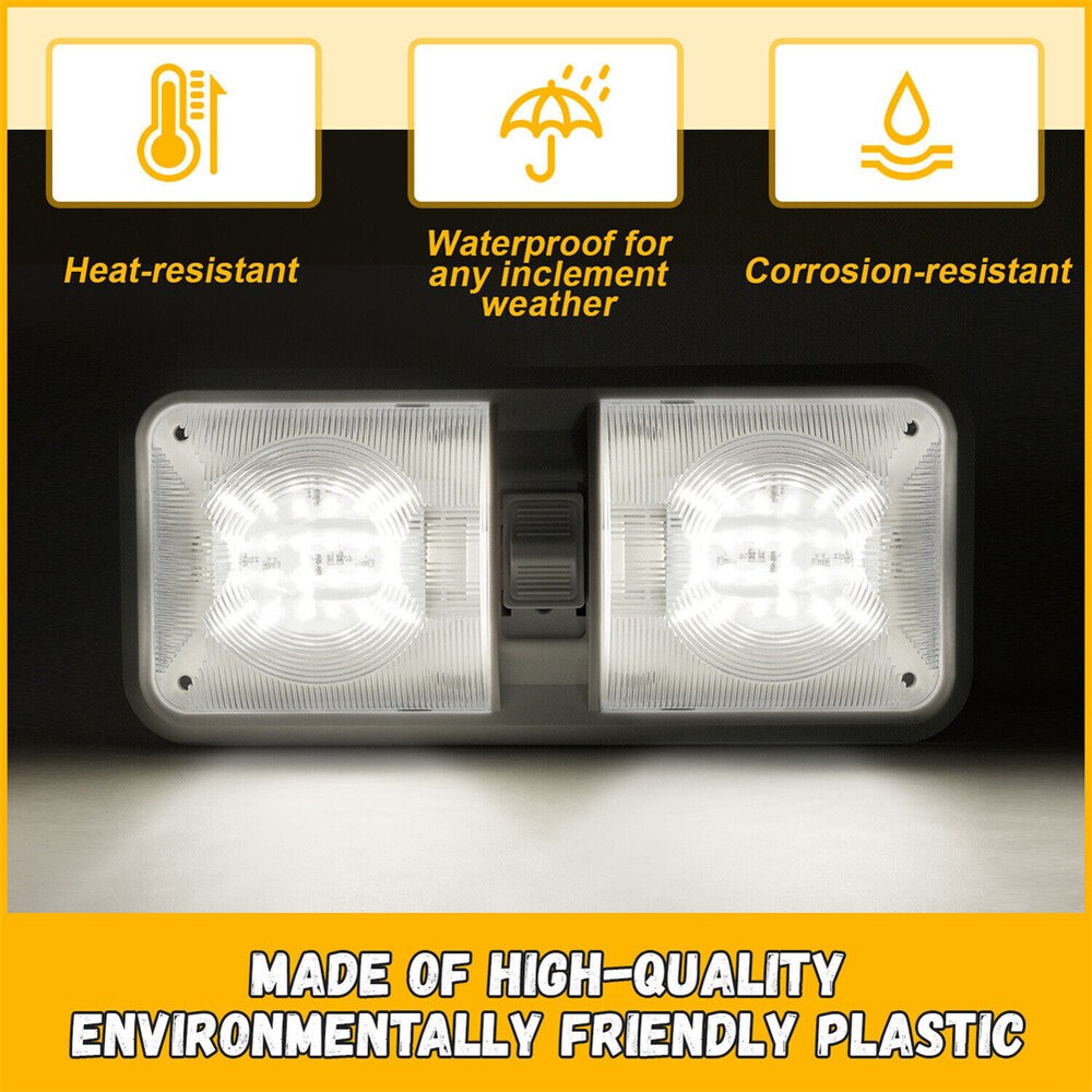 5 PCS 12V Led RV Ceiling Dome Light RV Interior Lighting for Trailer Camper US