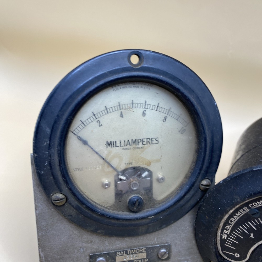 vintage electric gauge set