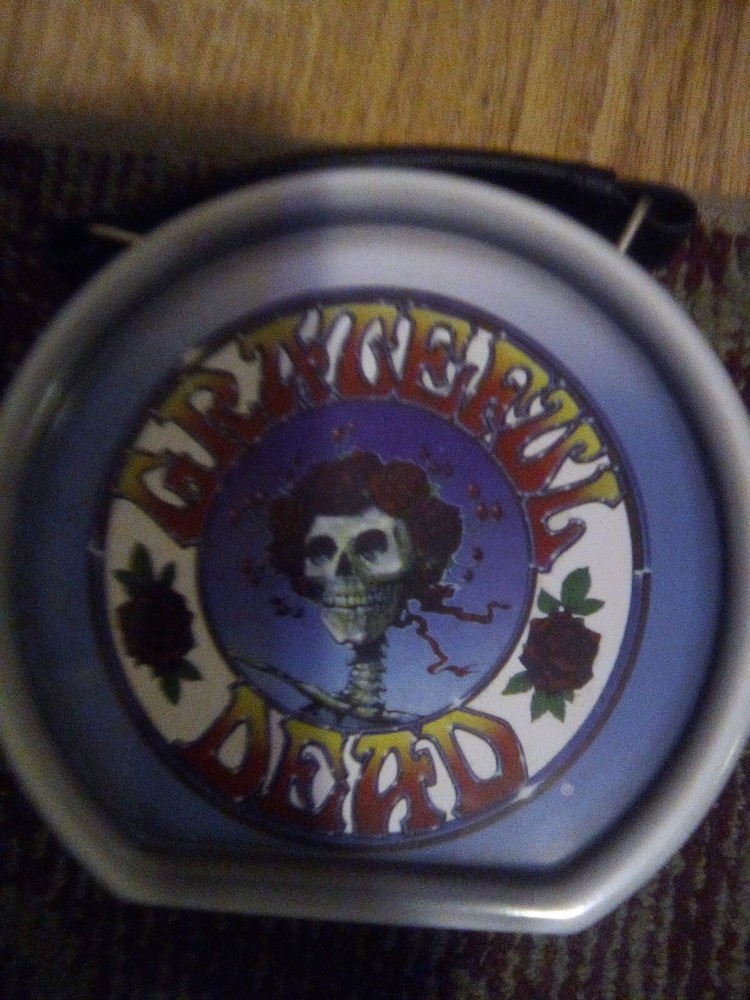 Grateful Dead Skeleton Tin Drum Lunch case 2000 Excellent Condition
