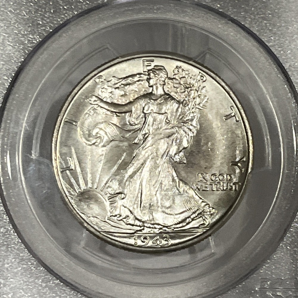 1943-D Walking Liberty Half Dollar MS66 PCGS