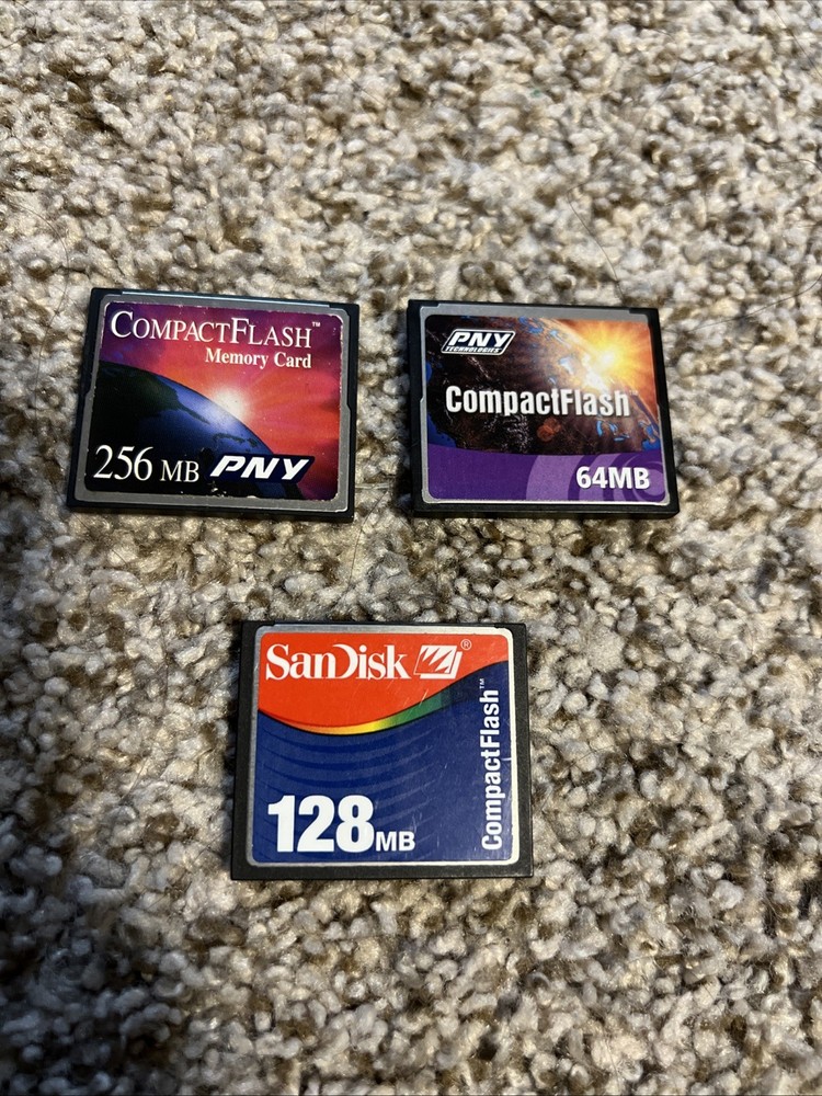 Compact Flash Memory Card Lot