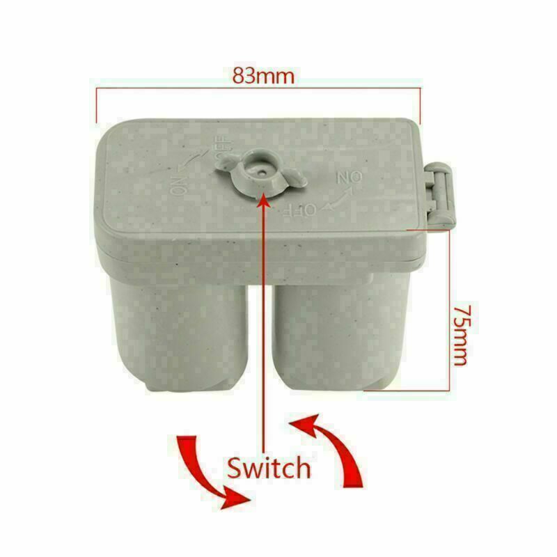 2PCS for Gas Water Heater Parts Plastic Double Compartments Battery Box Case