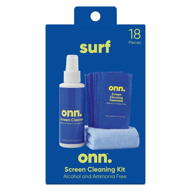 New onn. Screen Cleaning Kit, 18 Pieces