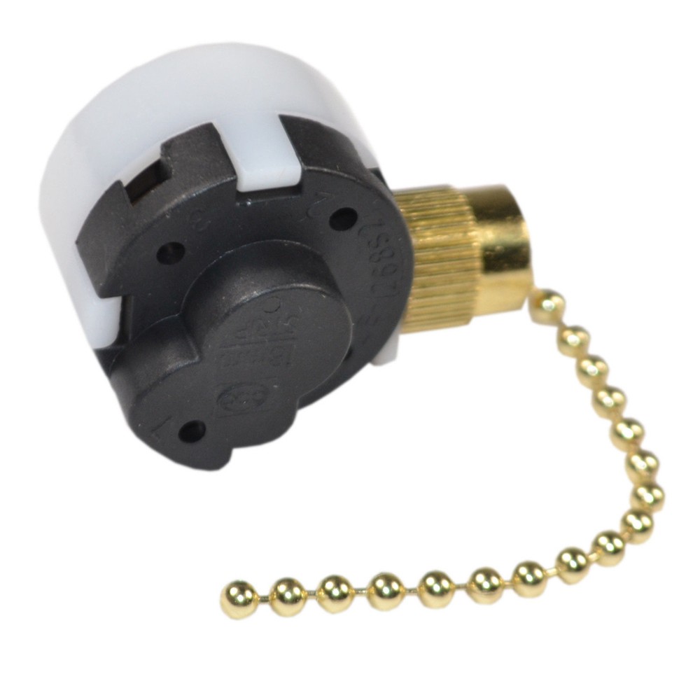 Switch 3-Speed 4-Wire Pull Chain Control for Harbor Breeze Ceiling Fan