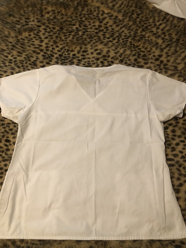 Women Scrub Set/ Large/ White