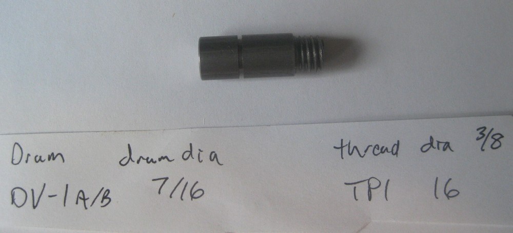 Muzzleloader Barrel Drum 7/16 , Percussion, DV1