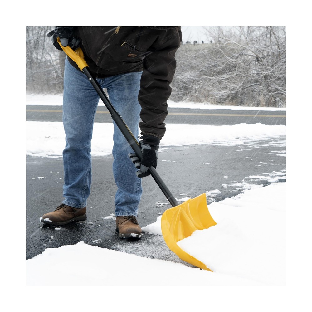 True Temper 18" Poly Folding Snow Shovel, Convenient Storage, Collapsible, Co...