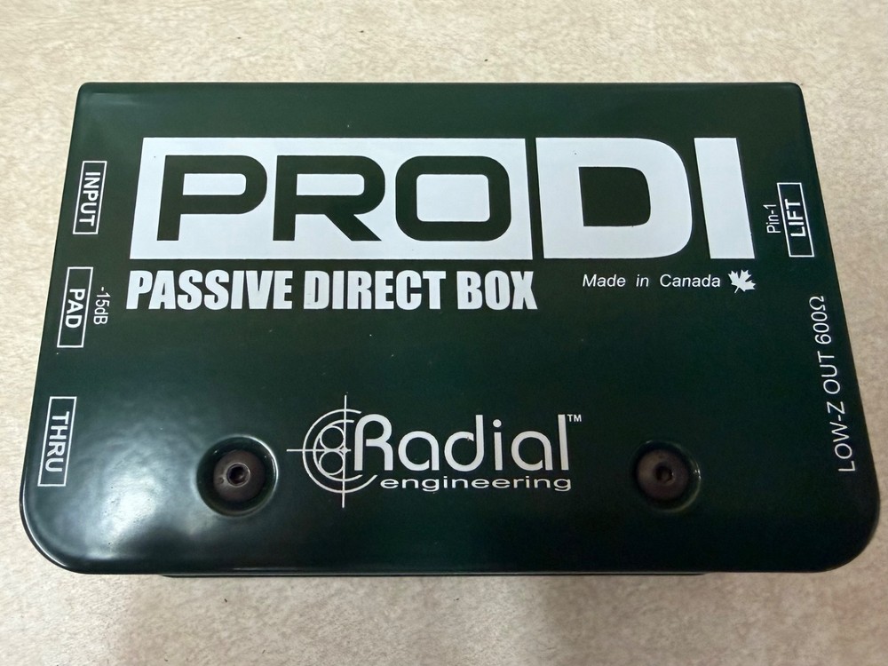 Radial Engineering Pro DI Passive Direct Box Pro DI