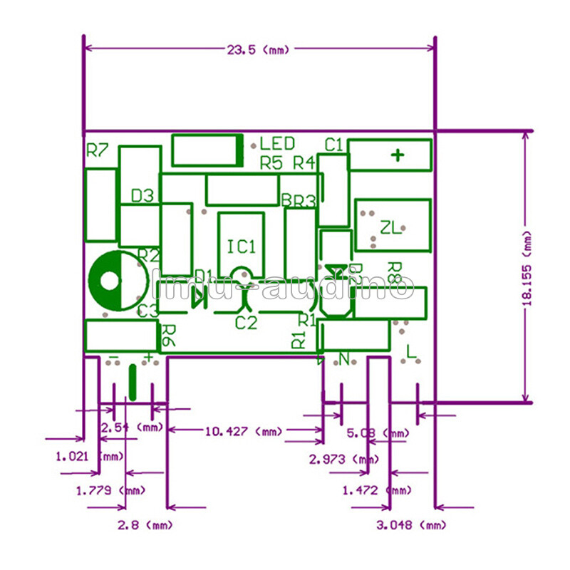 Isolation Switching Power Supply Module AC Step-Down Module 220 to 5V