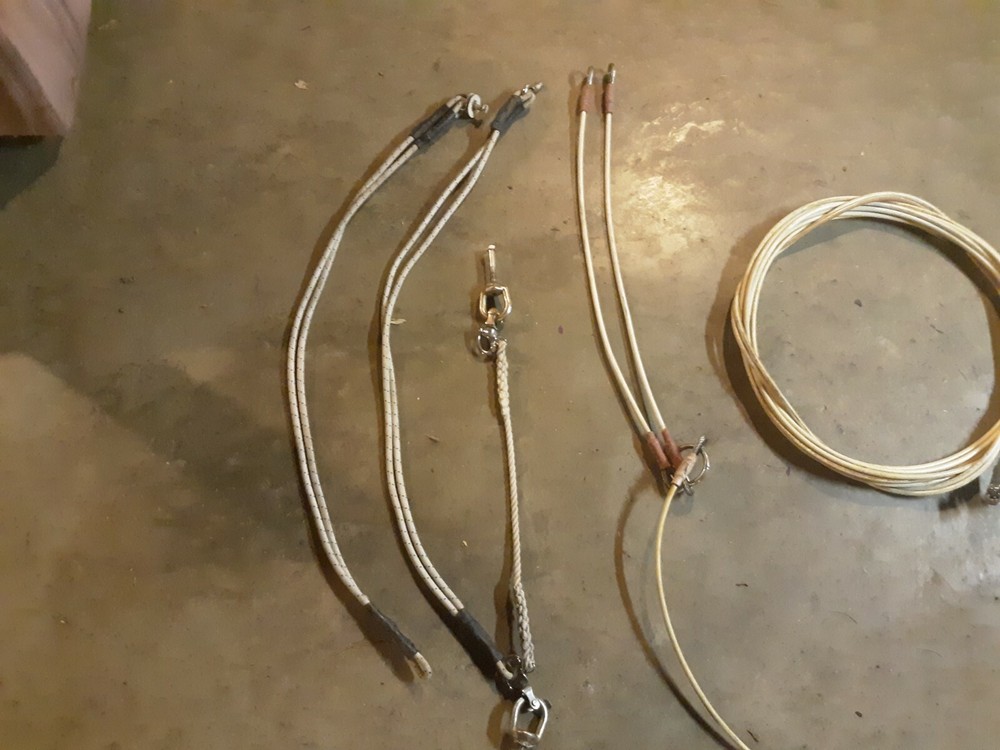 Rigging Cables Ropes Various Marine Lot