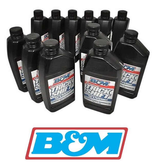 B&M 1 Quart x 12 Automatic Transmission Trick Shift Mineral ATF Fluid Universal