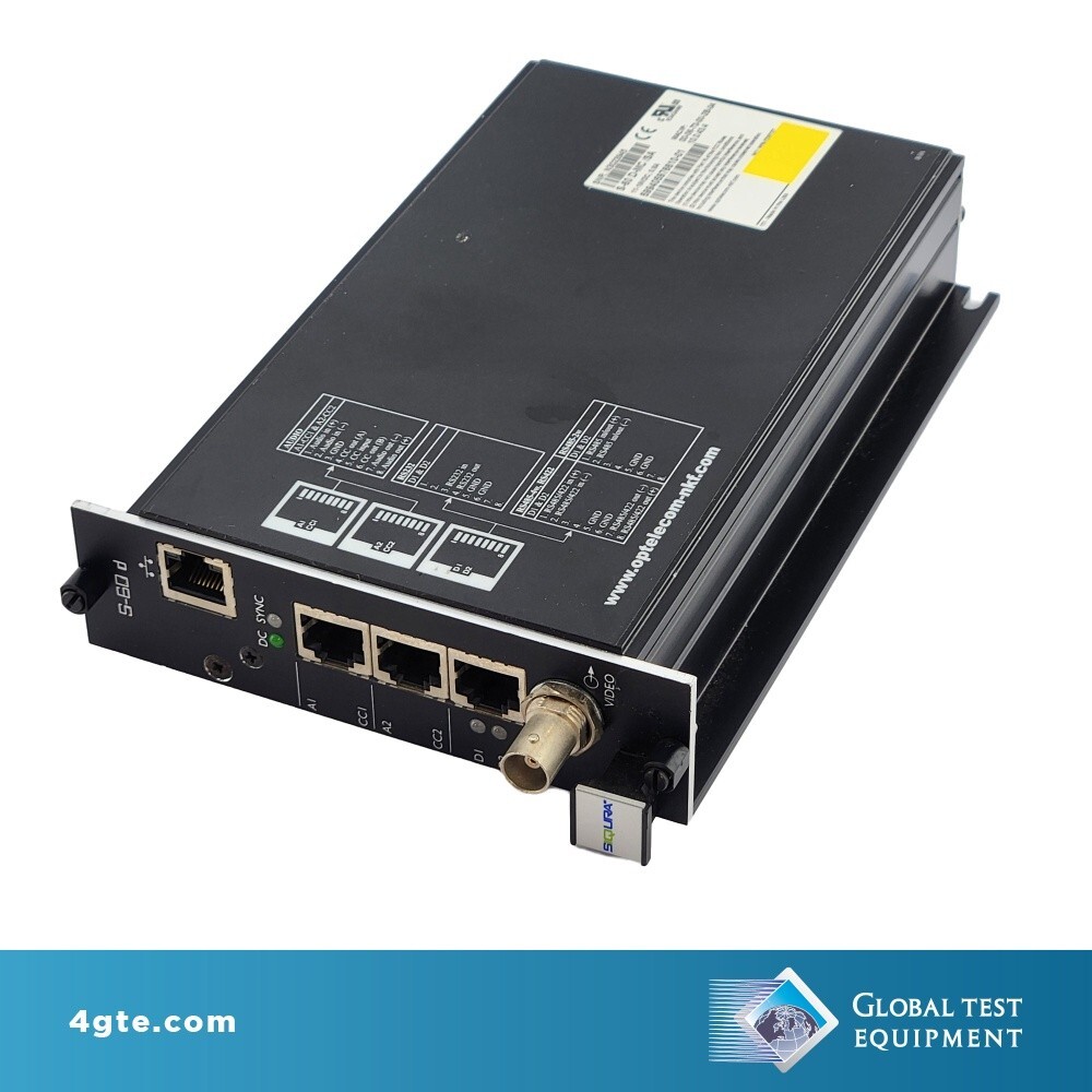 Optelecom Siqura NKF S-60 E/SA D-MC One-Channel IP Video Decoder