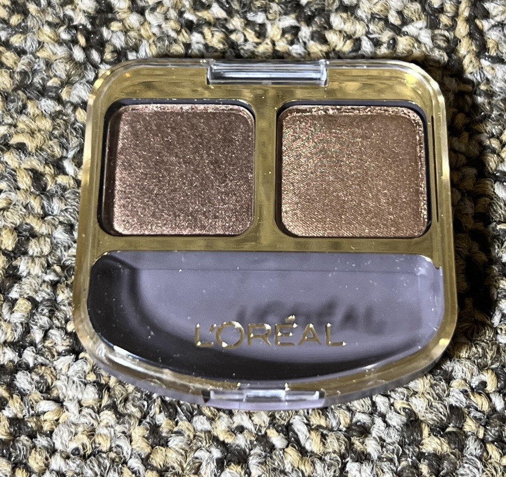 L'Oreal SOFT EFFECTS Eye Colour Shadow Duo BRONZE STAR Perle 0.08oz