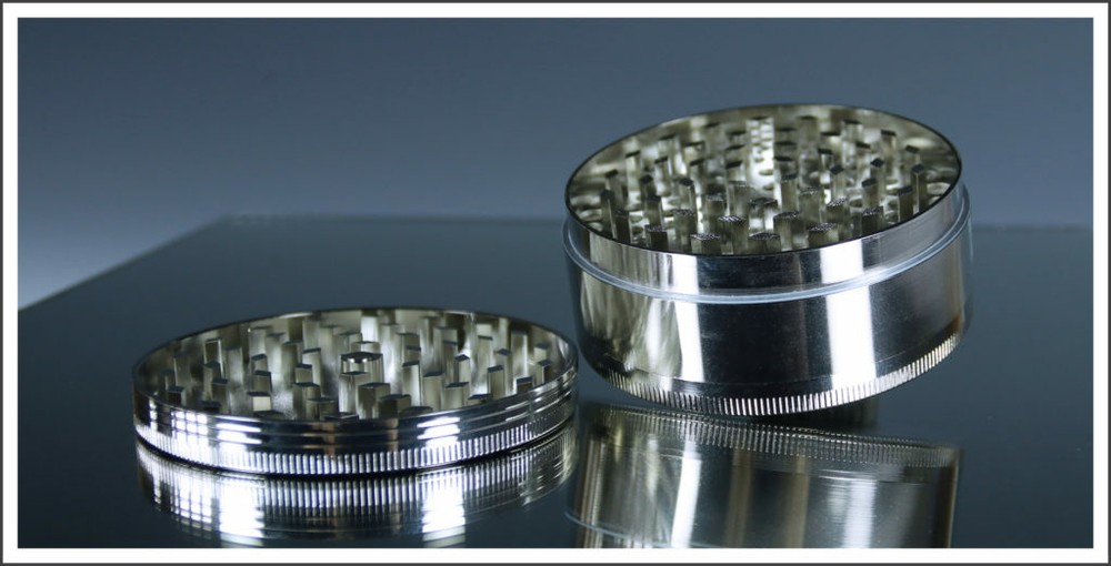 Professional Grade 3" Herb Grinder-3 pc- magnetic lid- fine screen- sharp teeth